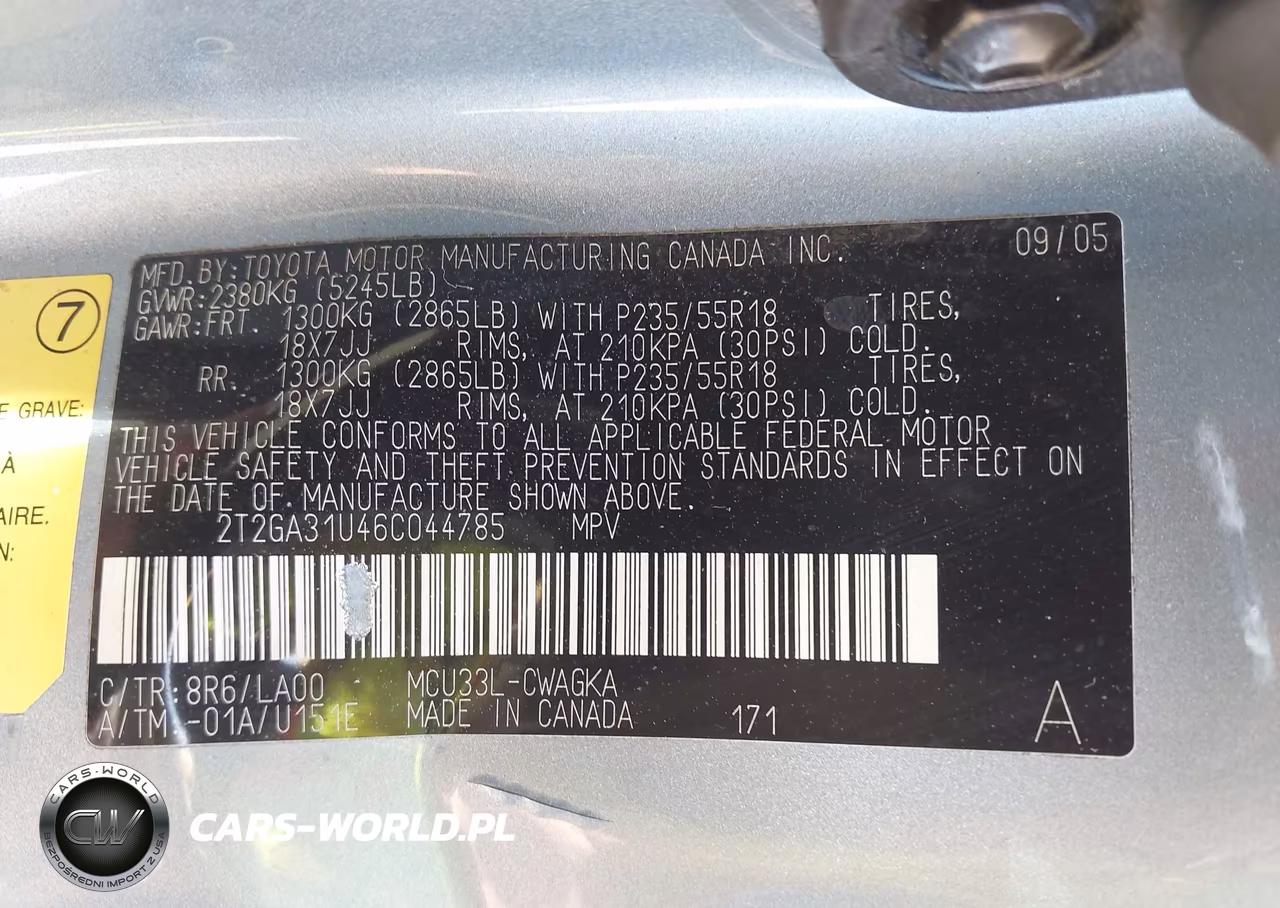 2006 Lexus Rx 330 VIN:2T2GA31U46C044785 - 9