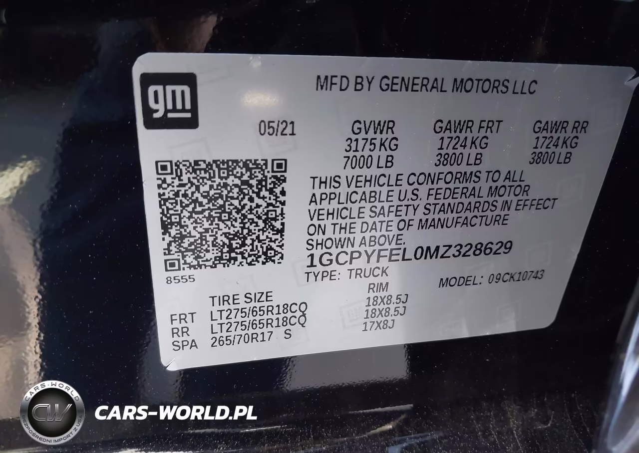 2021 Chevrolet Silverado 1500 4Wd Standard Bed Lt Trail Boss VIN:1GCPYFEL0MZ328629 - 9