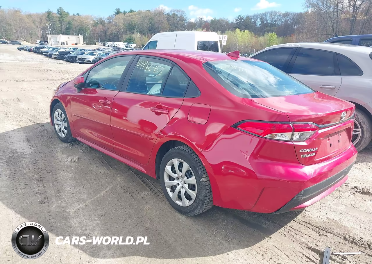 2020 Toyota Corolla Le VIN:5YFEPRAE7LP057581 - 3
