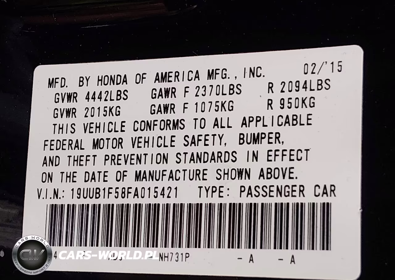 2015 Acura Tlx Tech VIN:19UUB1F58FA015421 - 9