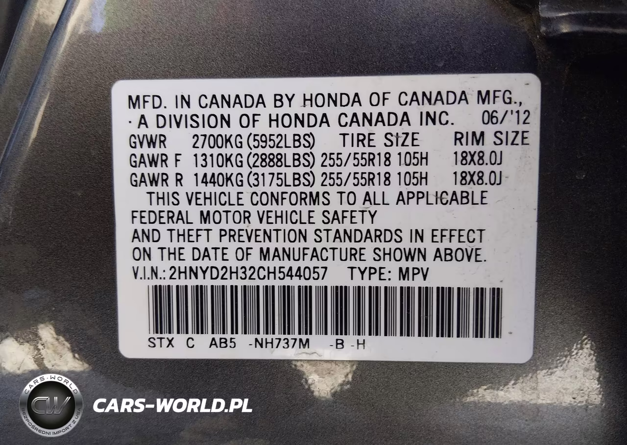 2012 Acura Mdx Technology Package VIN:2HNYD2H32CH544057 - 9