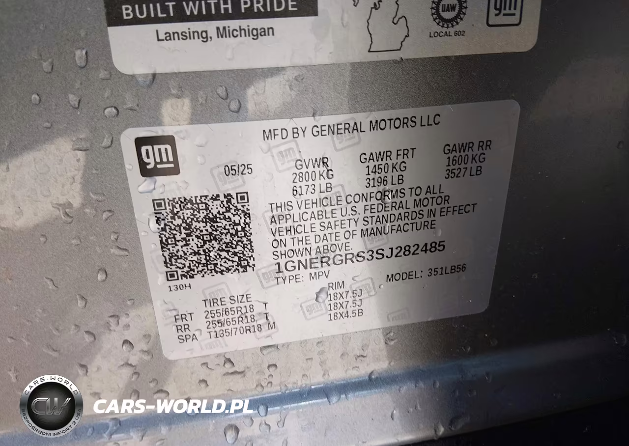 2025 Chevrolet Traverse Fwd Lt VIN:1GNERGRS3SJ282485 - 9