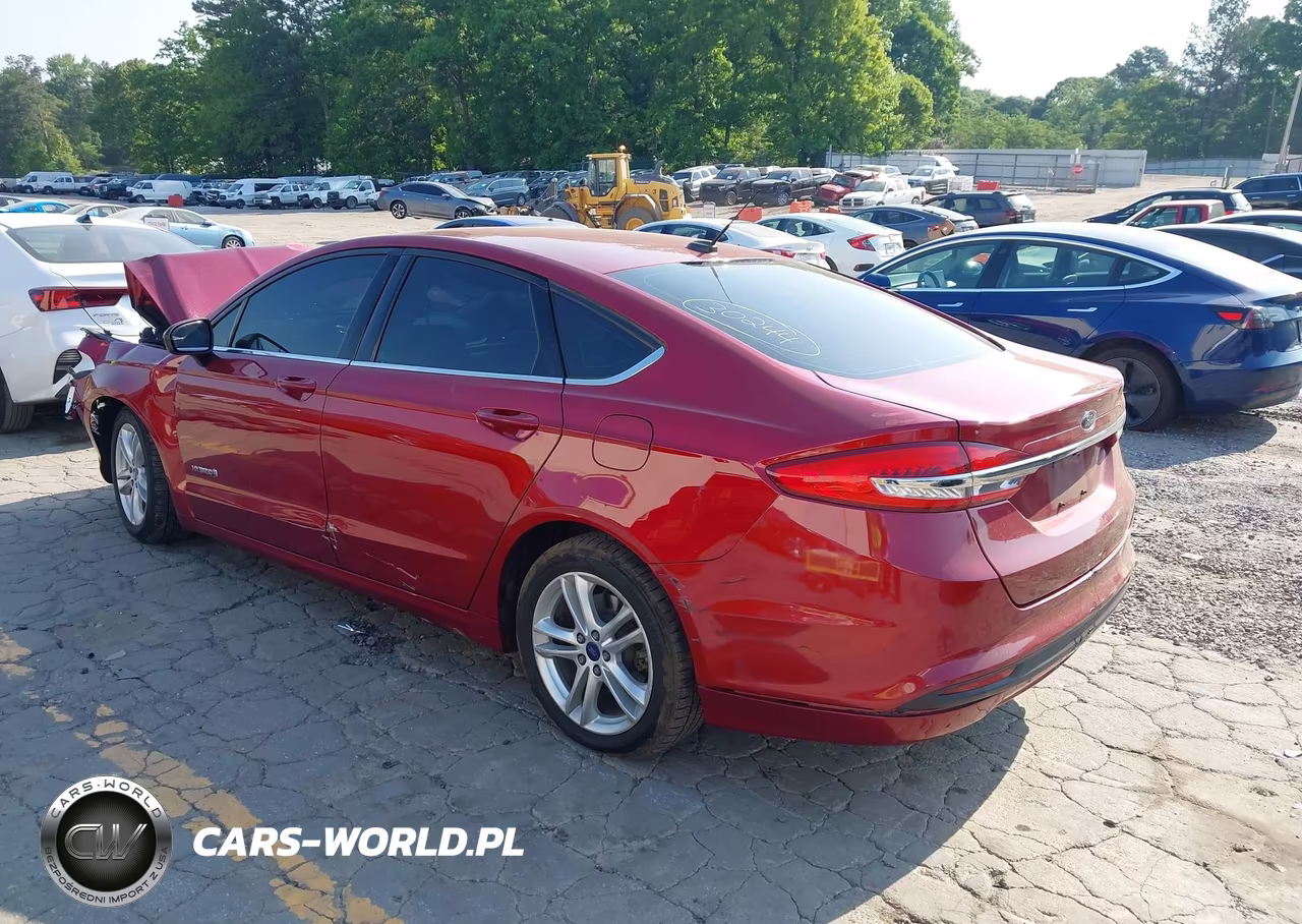 2018 Ford Fusion Hybrid Se VIN:3FA6P0LU4JR162631 - 3
