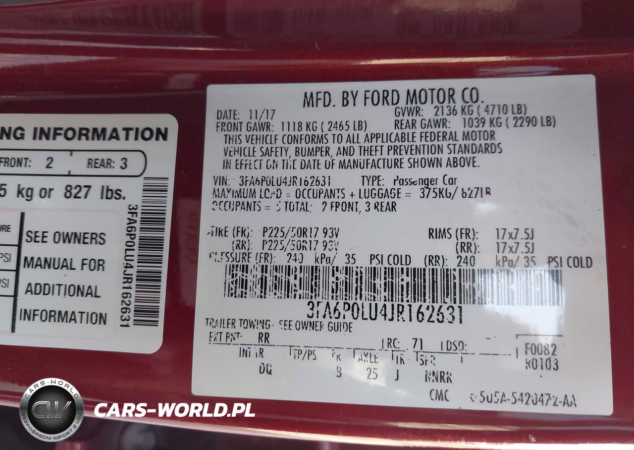 2018 Ford Fusion Hybrid Se VIN:3FA6P0LU4JR162631 - 9