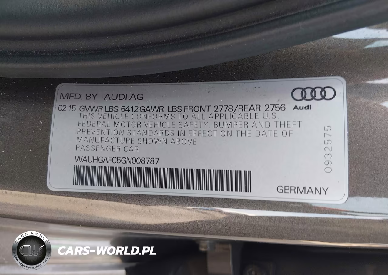 2016 Audi A6 3.0T Premium Plus VIN:WAUHGAFC5GN008787 - 9