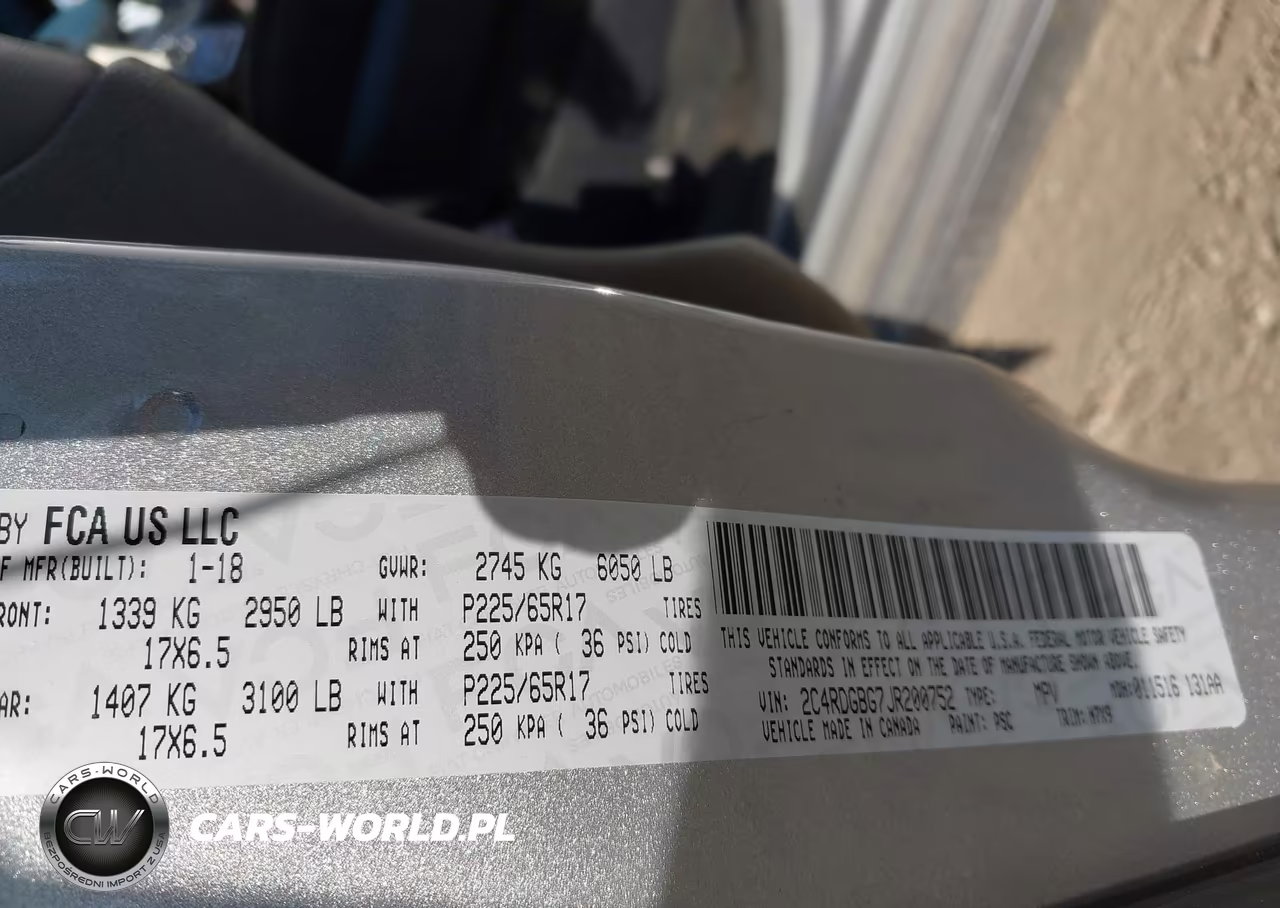 2018 Dodge Grand Caravan Se Plus VIN:2C4RDGBG7JR200752 - 9