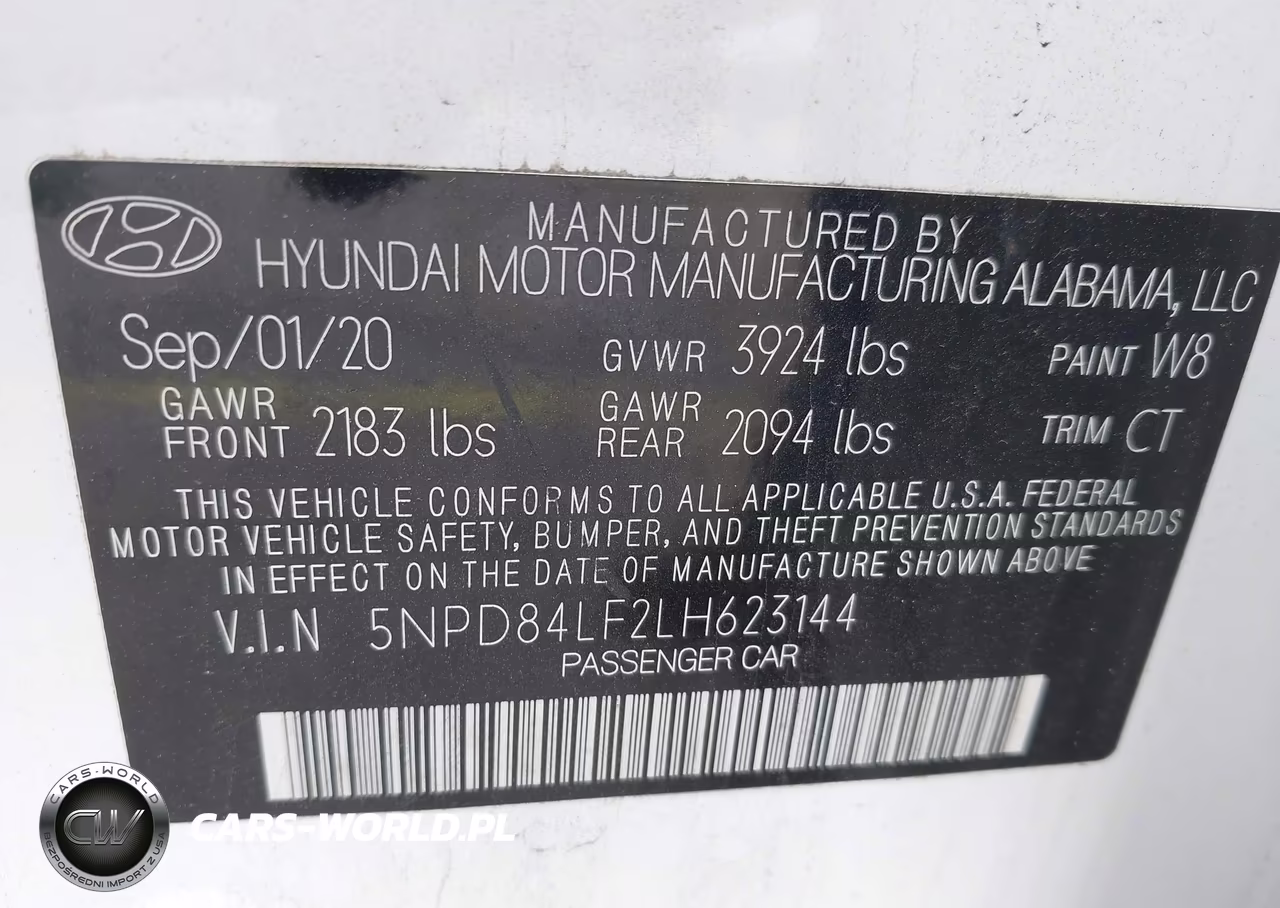 2020 Hyundai Elantra Sel VIN:5NPD84LF2LH623144 - 9
