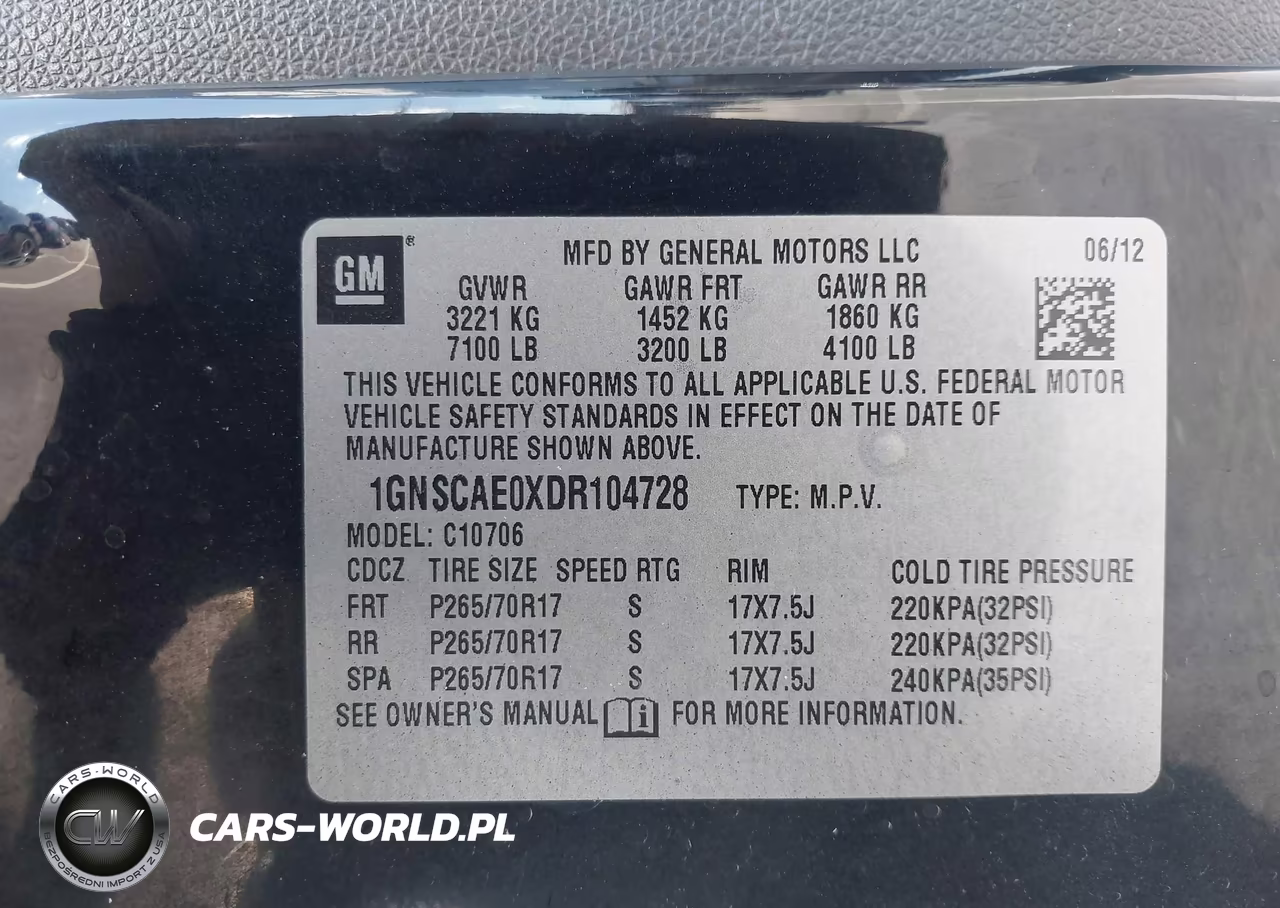 2013 Chevrolet Tahoe Ls VIN:1GNSCAE0XDR104728 - 9
