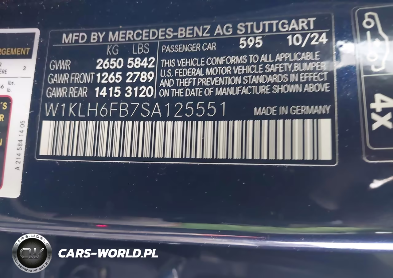 2025 Mercedes-Benz E 450 4Matic VIN:W1KLH6FB7SA125551 - 9