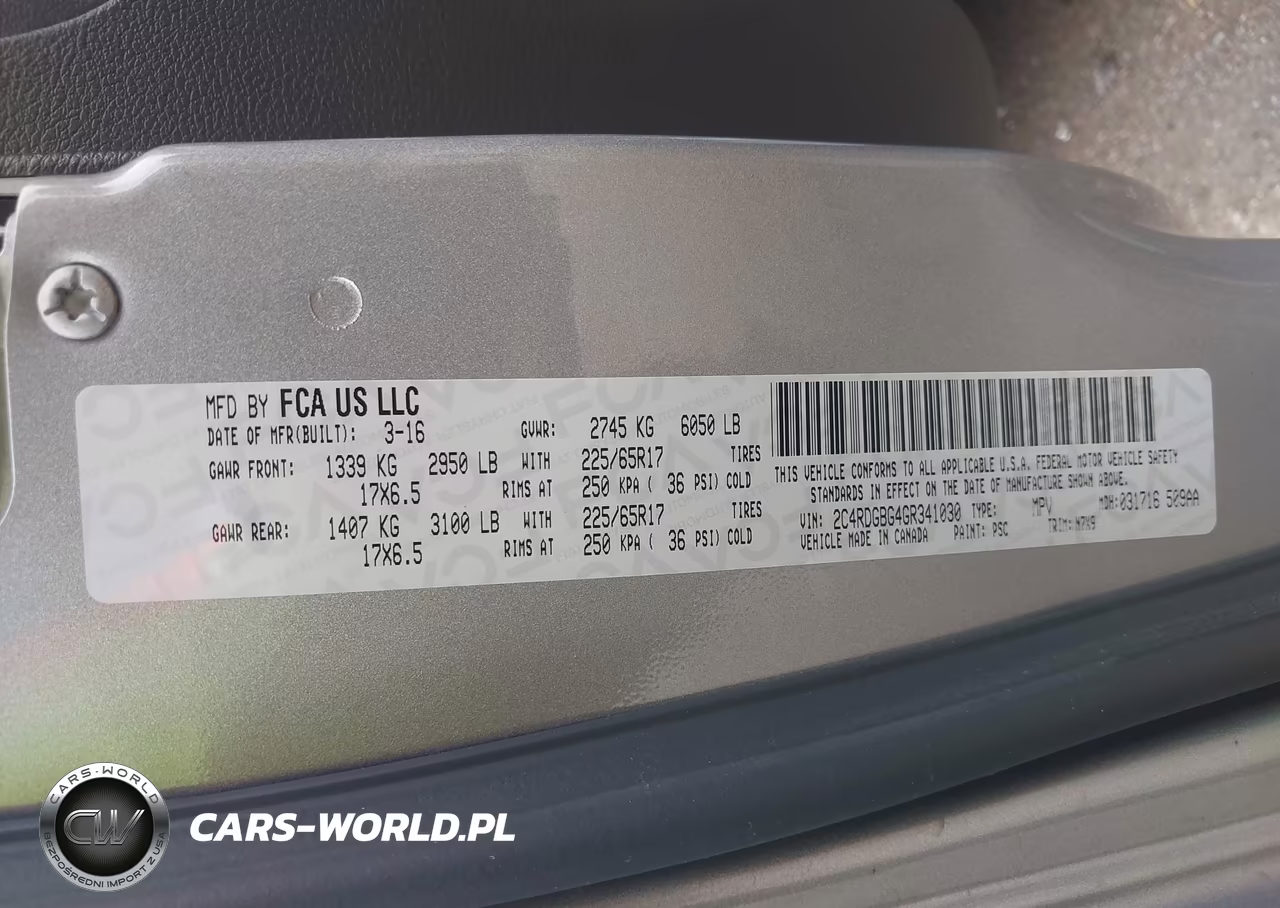 2016 Dodge Grand Caravan Se Plus VIN:2C4RDGBG4GR341030 - 9