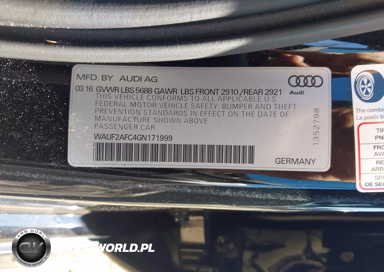 2016 Audi S6 4.0T Premium Plus VIN:WAUF2AFC4GN171999 - 9