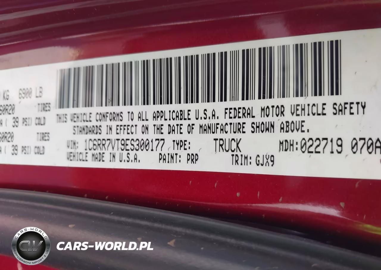 2014 Ram 1500 Laramie VIN:1C6RR7VT9ES300177 - 9