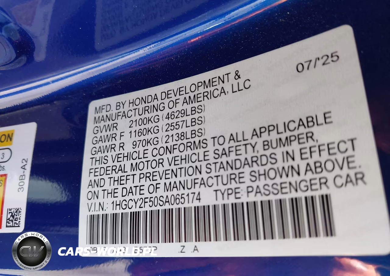 2025 Honda Accord Hybrid Sport VIN:1HGCY2F50SA065174 - 9