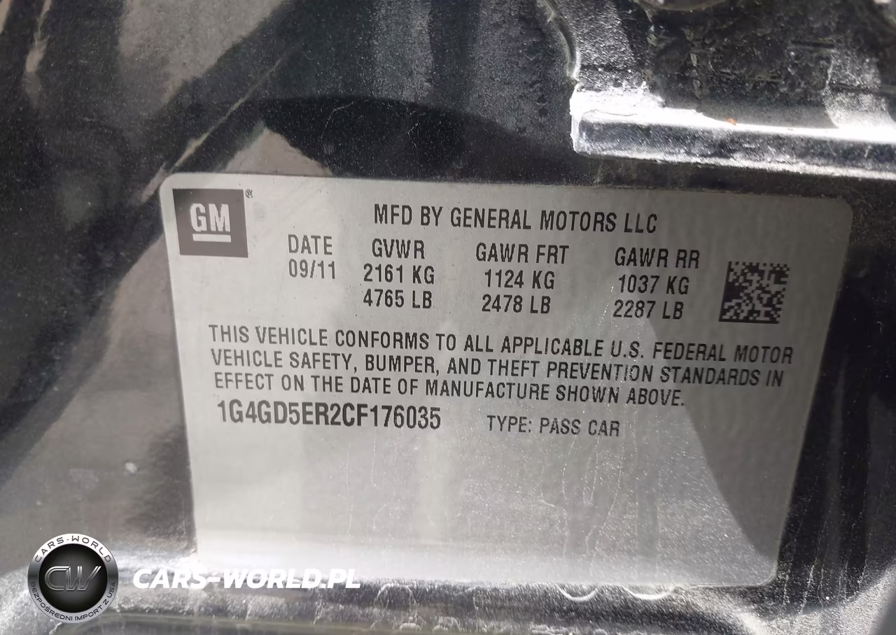 2012 Buick Lacrosse Premium 1 Group VIN:1G4GD5ER2CF176035 - 9
