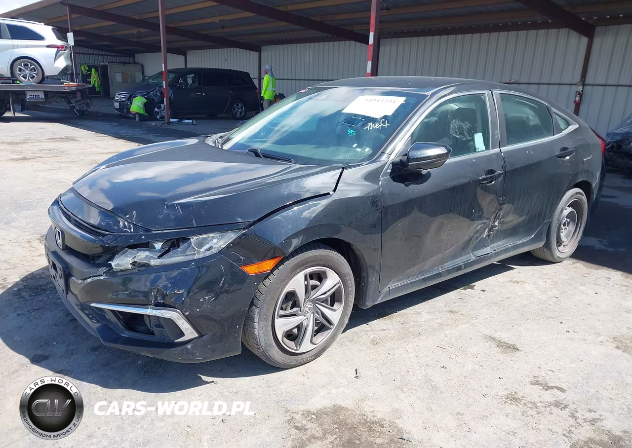 2020 Honda Civic Lx VIN:2HGFC2F68LH587624 - 2