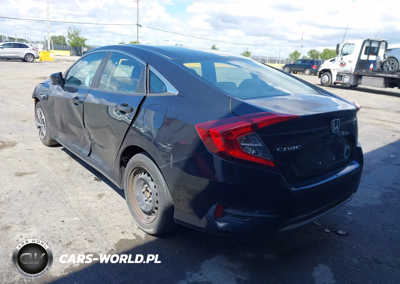 2020 Honda Civic Lx VIN:2HGFC2F68LH587624 - 3