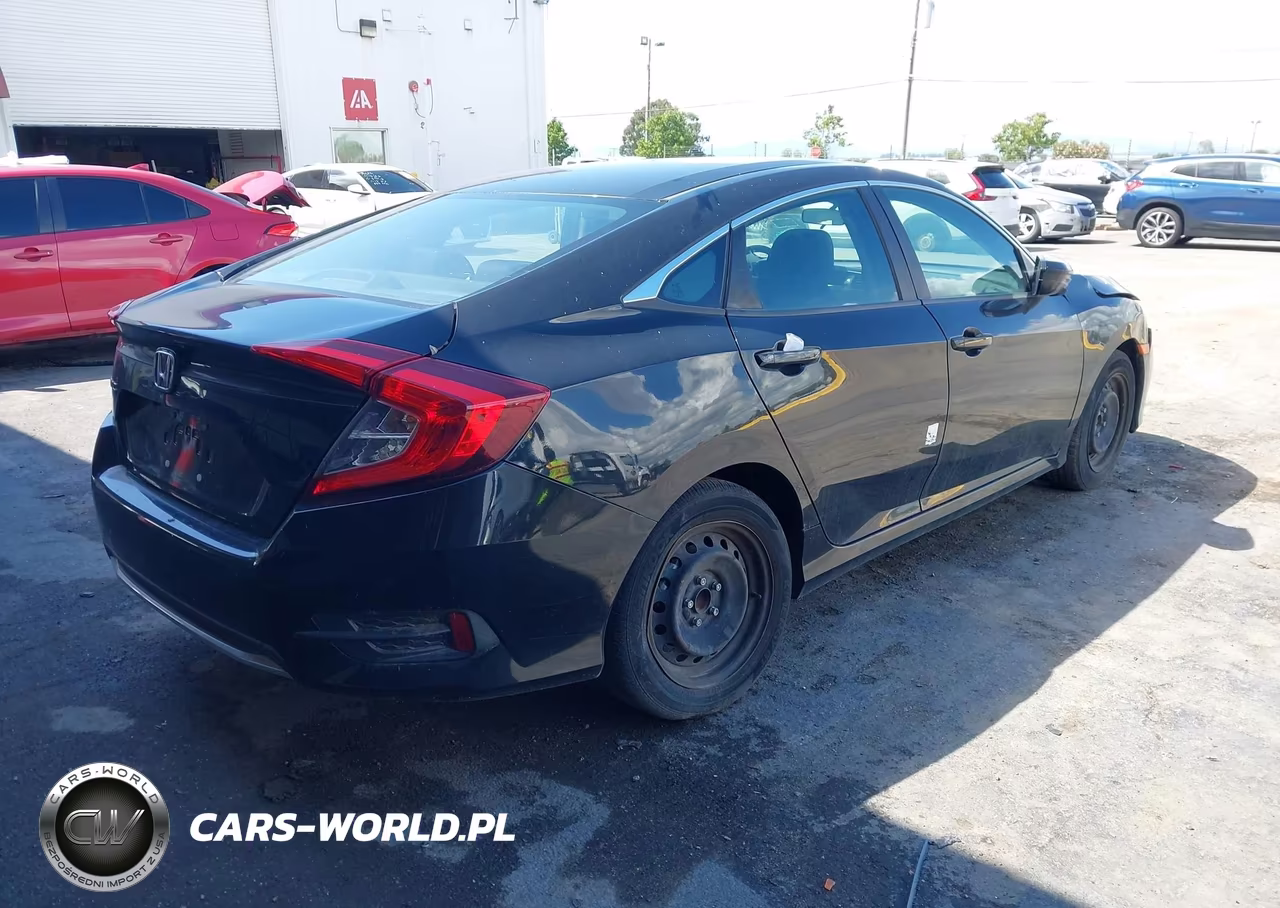2020 Honda Civic Lx VIN:2HGFC2F68LH587624 - 4