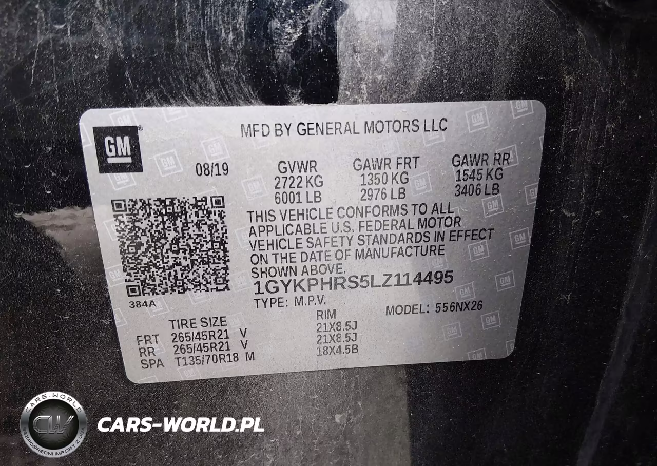 2020 Cadillac Xt6 Awd Sport VIN:1GYKPHRS5LZ114495 - 9