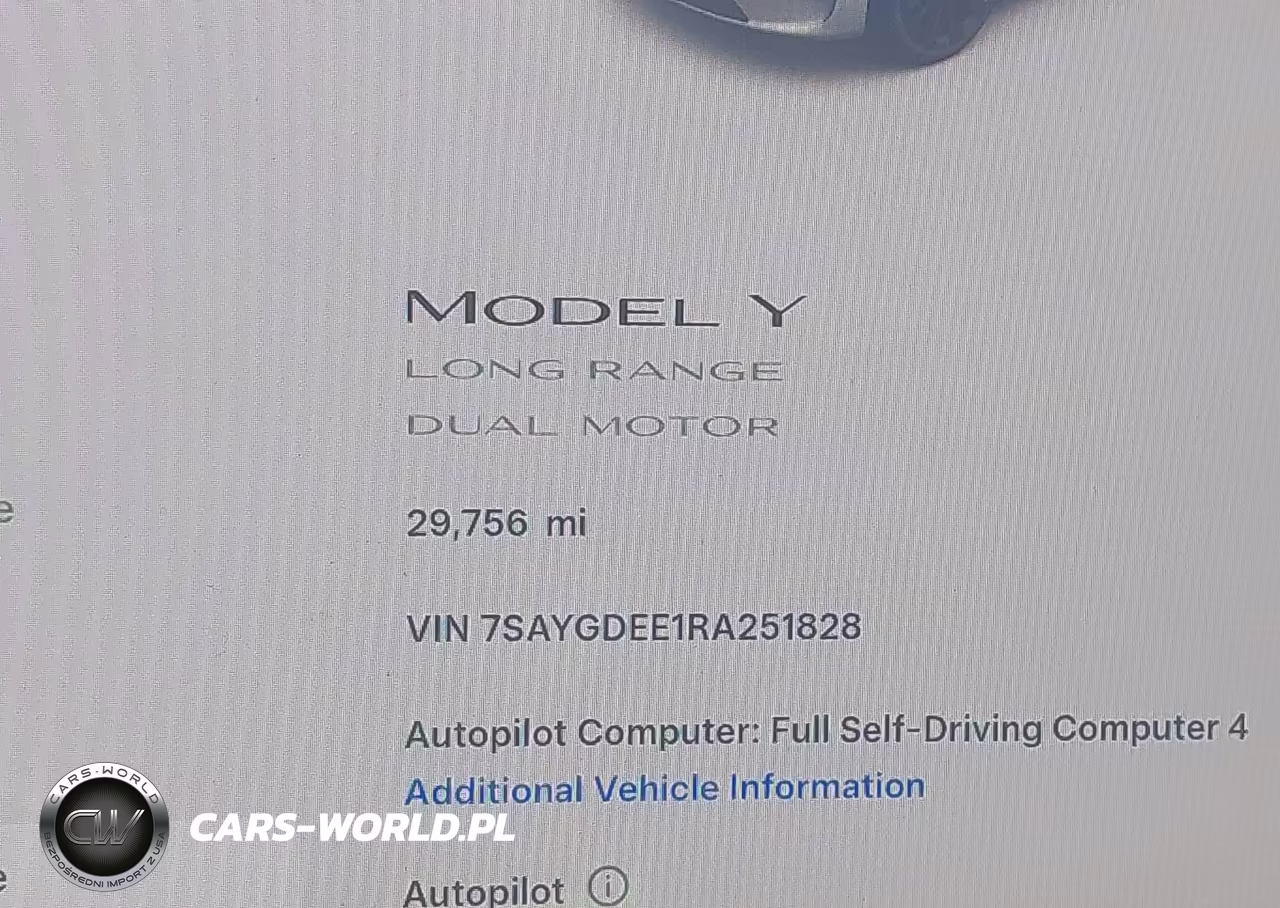 2024 Tesla Model Y Long Range Dual Motor All-Wheel Drive VIN:7SAYGDEE1RA251828 - 15