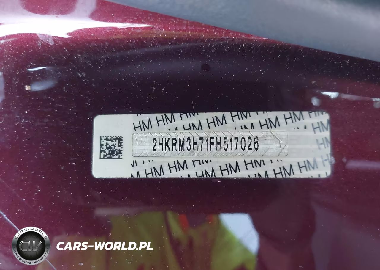 2015 Honda Cr-V Ex-L VIN:2HKRM3H71FH517026 - 17