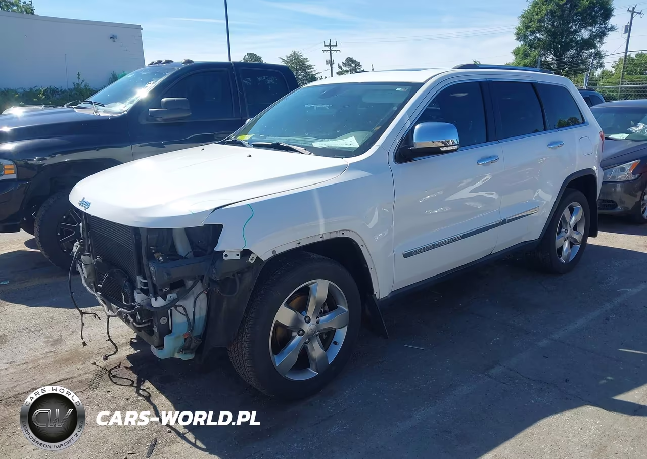 2013 Jeep Grand Cherokee Overland VIN:1C4RJECG5DC529989 - 2