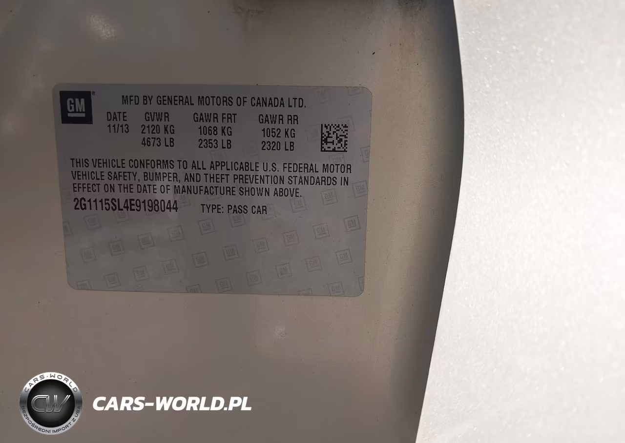2014 Chevrolet Impala 1Lt VIN:2G1115SL4E9198044 - 9