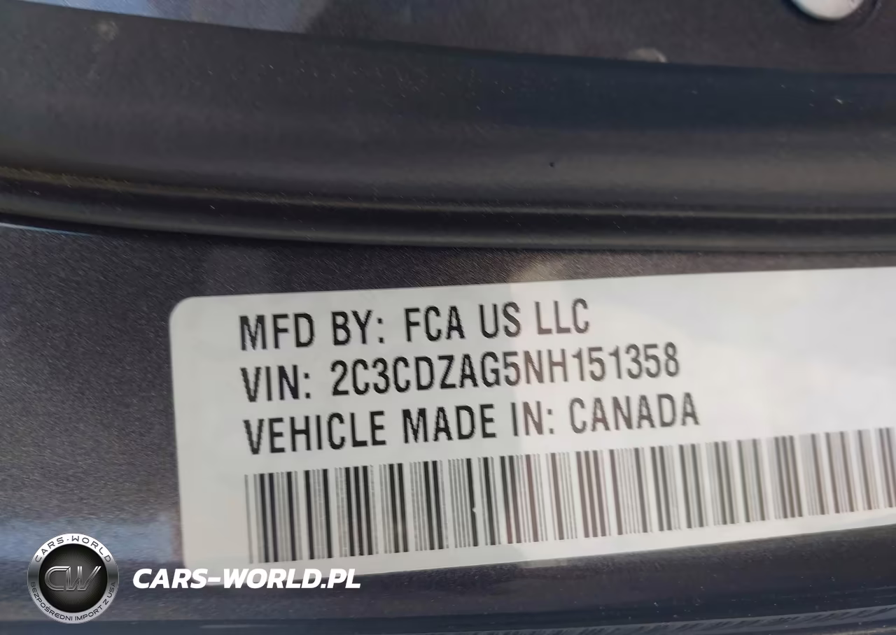 2022 Dodge Challenger Sxt VIN:2C3CDZAG5NH151358 - 9