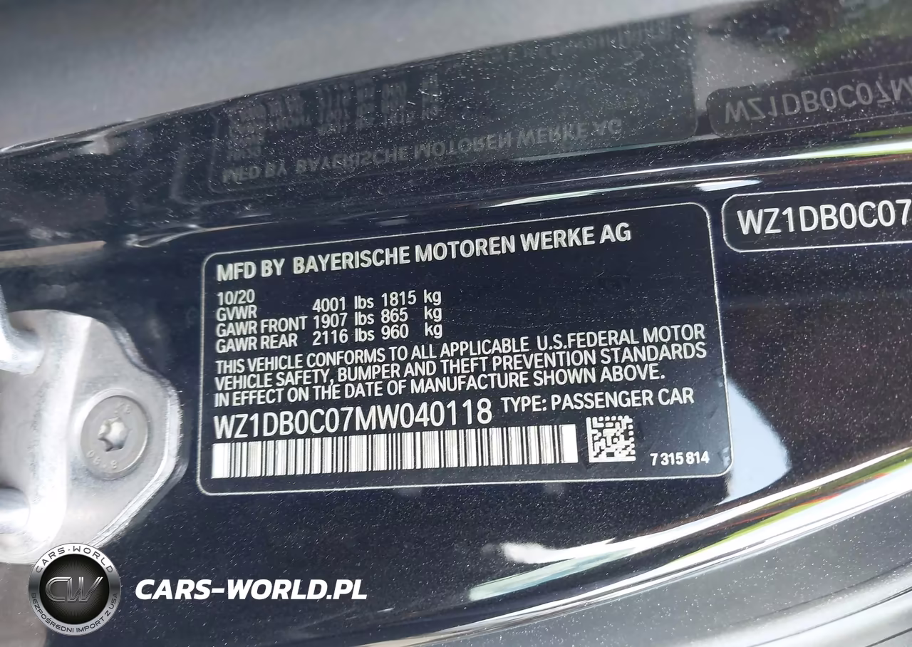 2021 Toyota Gr Supra 3.0 Premium VIN:WZ1DB0C07MW040118 - 9