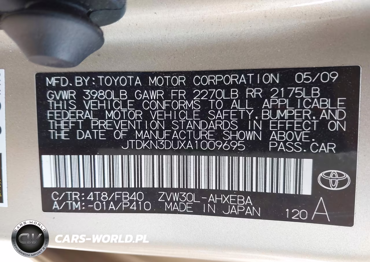 2010 Toyota Prius Ii VIN:JTDKN3DUXA1009695 - 9