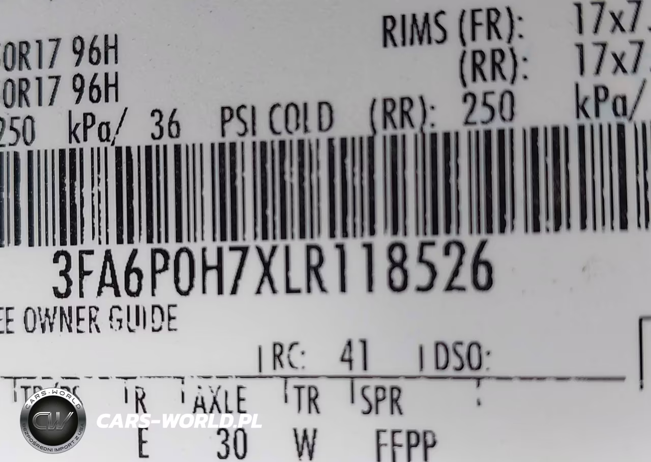 2020 Ford Fusion Se VIN:3FA6P0H7XLR118526 - 9
