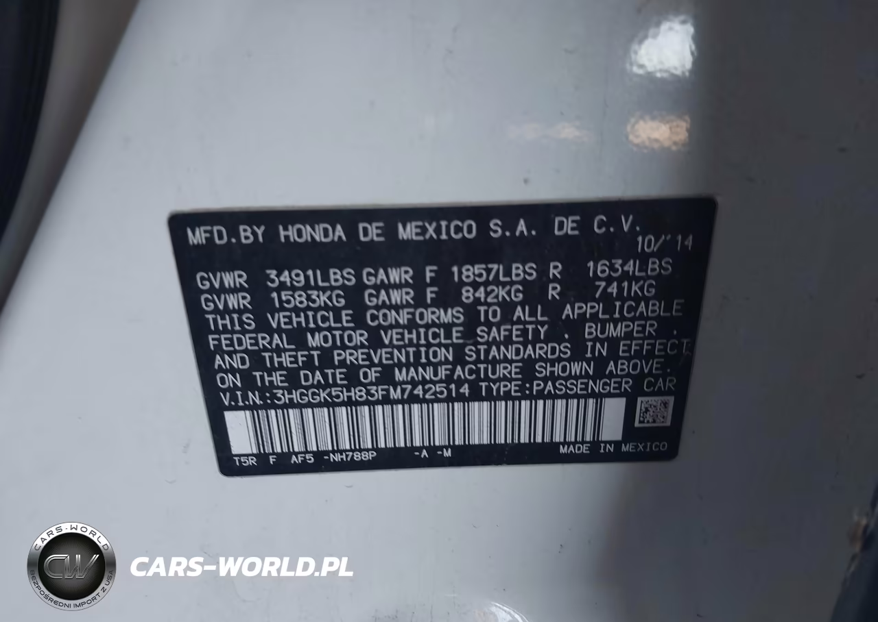 2015 Honda Fit Ex-Ex-L VIN:3HGGK5H83FM742514 - 9