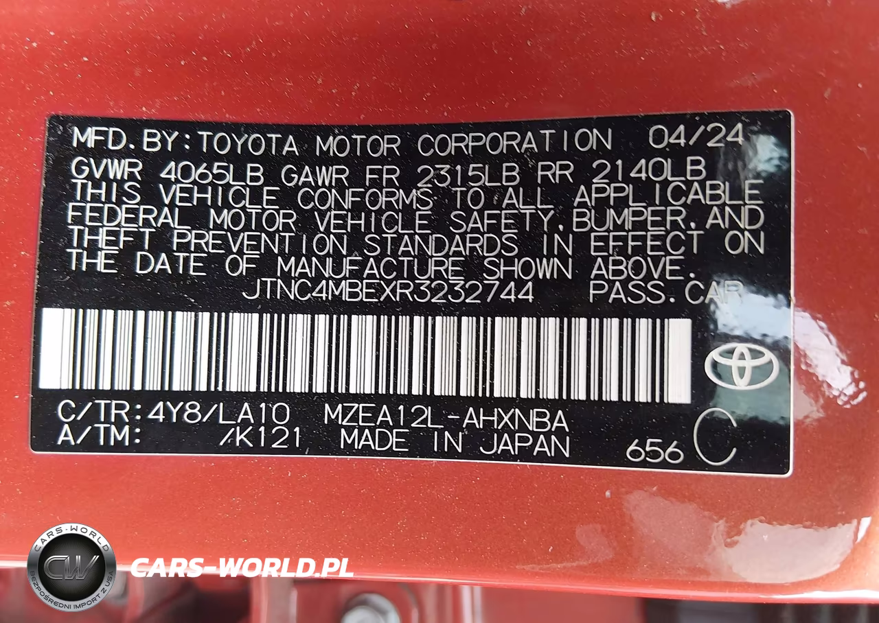 2024 Toyota Corolla Xse VIN:JTNC4MBEXR3232744 - 9