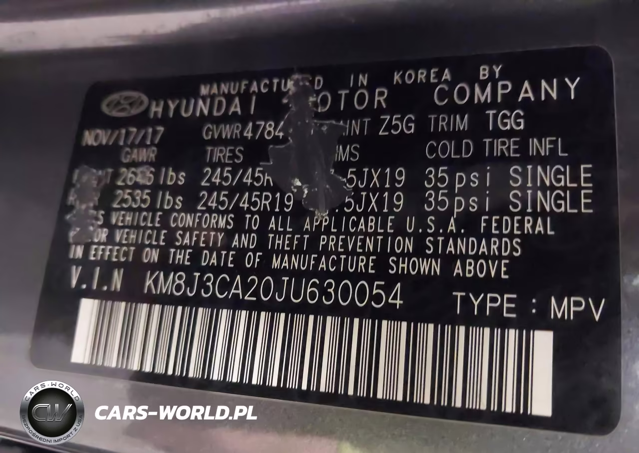 2018 Hyundai Tucson Value VIN:KM8J3CA20JU630054 - 9
