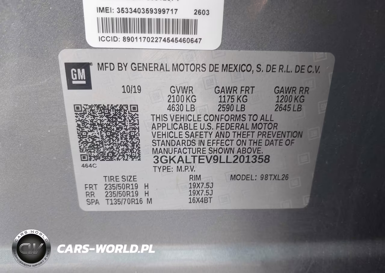 2020 GMC Terrain Awd Sle VIN:3GKALTEV9LL201358 - 9