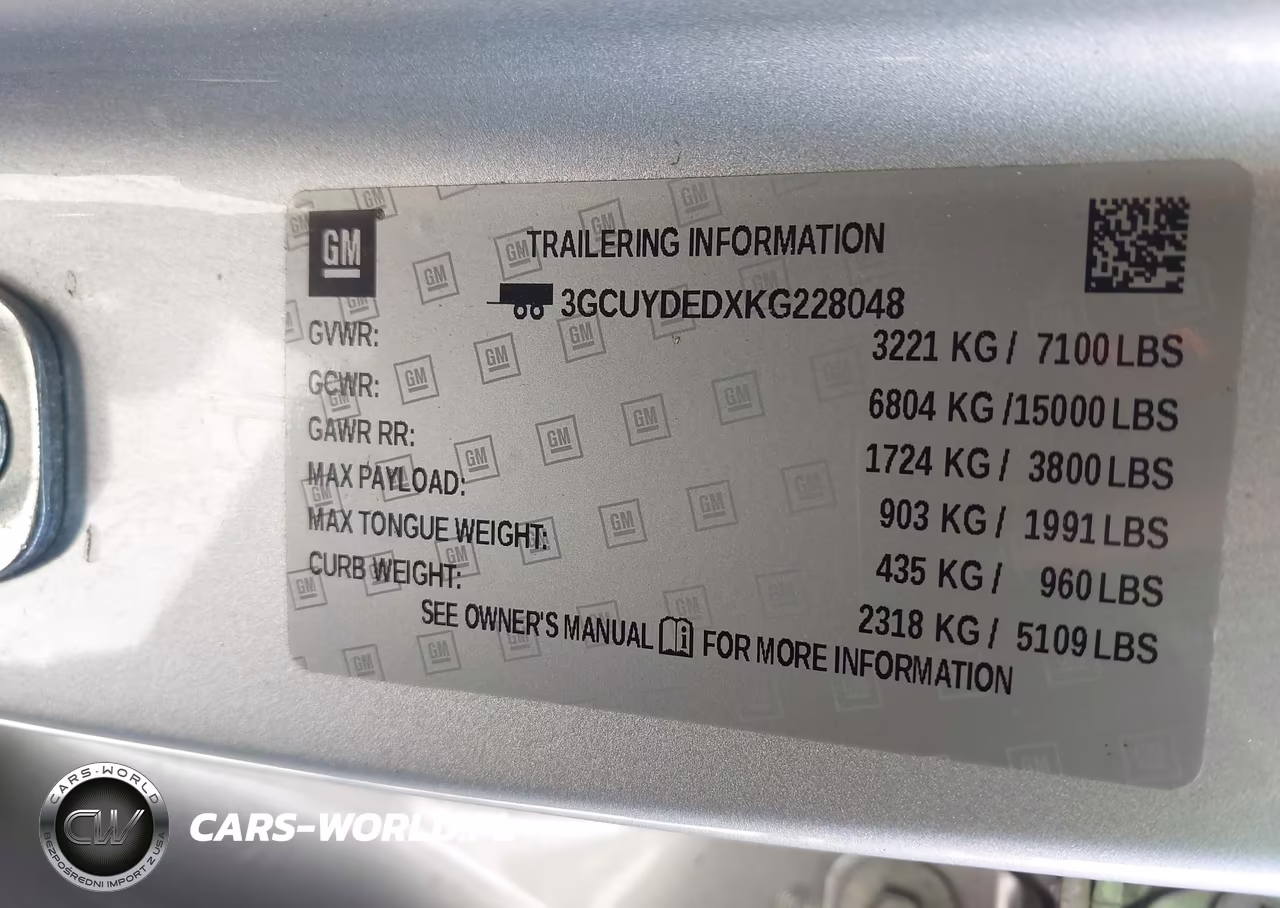 2019 Chevrolet Silverado 1500 Lt VIN:3GCUYDEDXKG228048 - 9