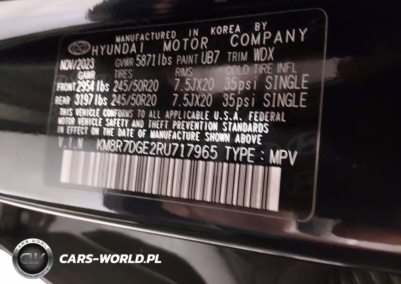 2024 Hyundai Palisade Calligraphy VIN:KM8R7DGE2RU717965 - 9