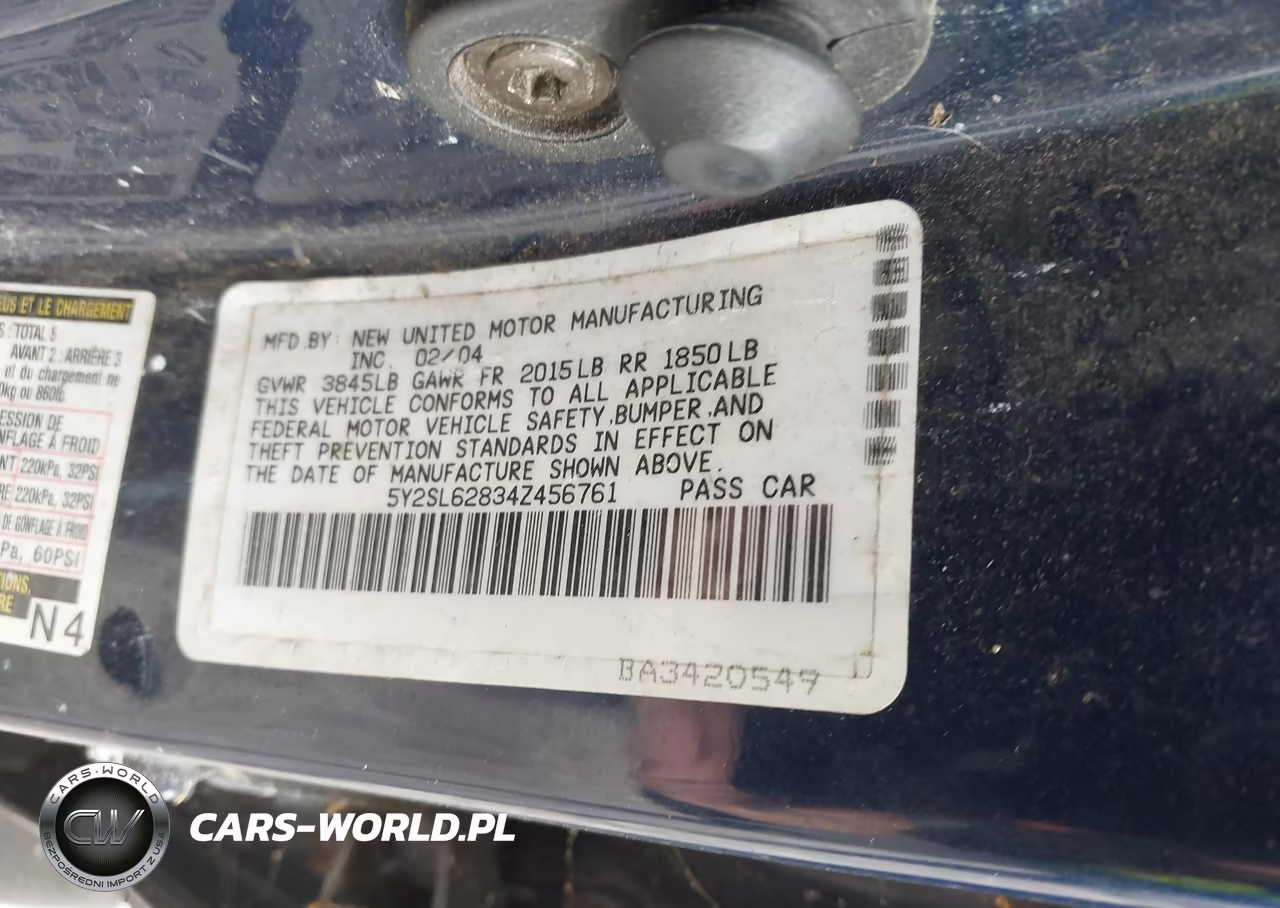 2004 Pontiac Vibe VIN:5Y2SL62834Z456761 - 9