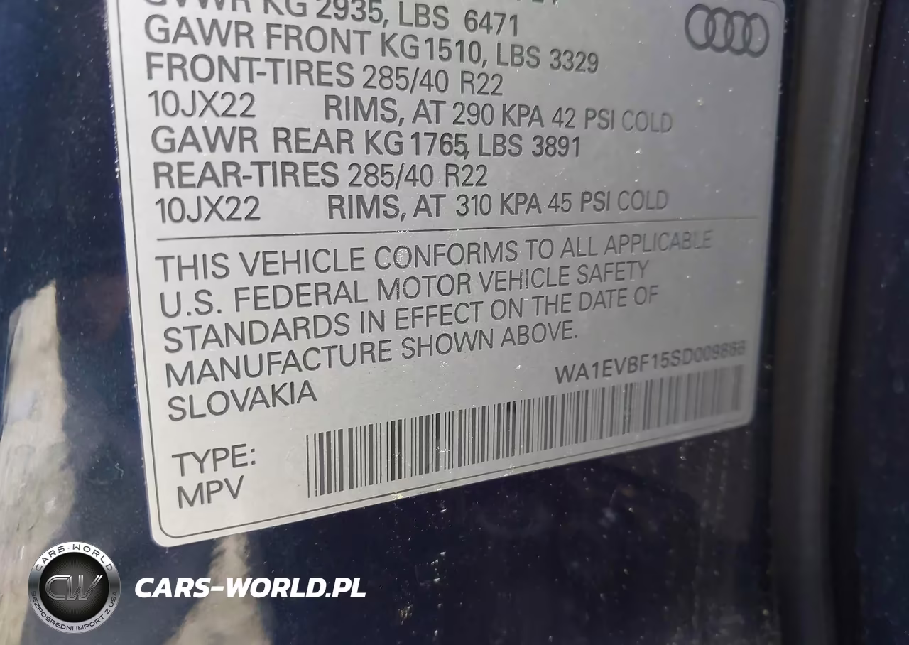 2025 Audi Q8 Premium Plus 55 Tfsi Quattro VIN:WA1EVBF15SD009866 - 9
