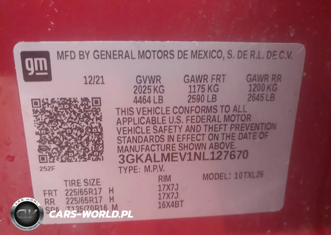 2022 GMC Terrain Fwd Sle VIN:3GKALMEV1NL127670 - 9
