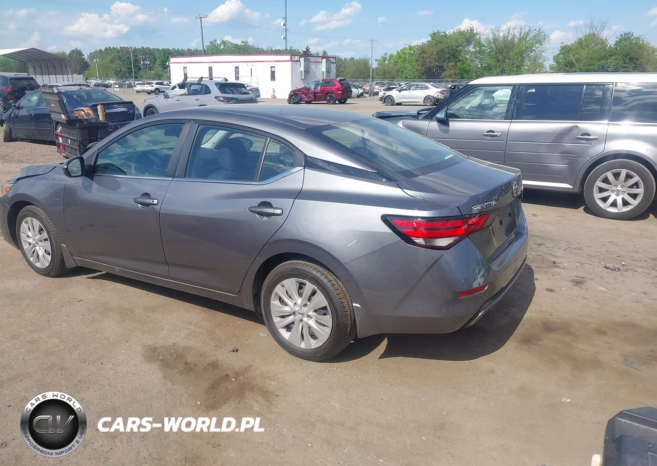2023 Nissan Sentra S Xtronic Cvt VIN:3N1AB8BV4PY279459 - 3