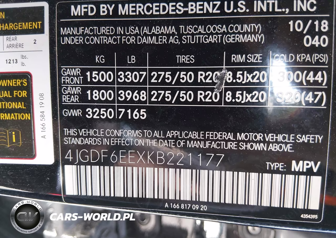 2019 Mercedes-Benz Gls 450 4Matic VIN:4JGDF6EEXKB221177 - 9