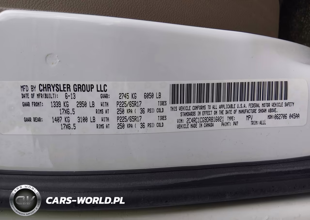 2013 Chrysler Town & Country Touring-L VIN:2C4RC1CG9DR816021 - 9