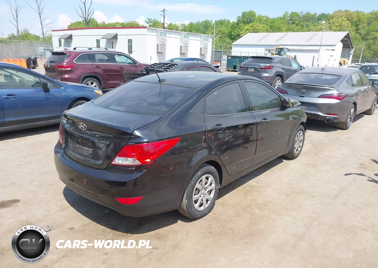 2014 Hyundai Accent Gls VIN:KMHCT4AE9EU757335 - 4