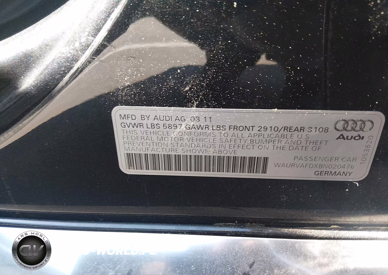 2011 Audi A8 L 4.2 VIN:WAURVAFDXBN020476 - 9
