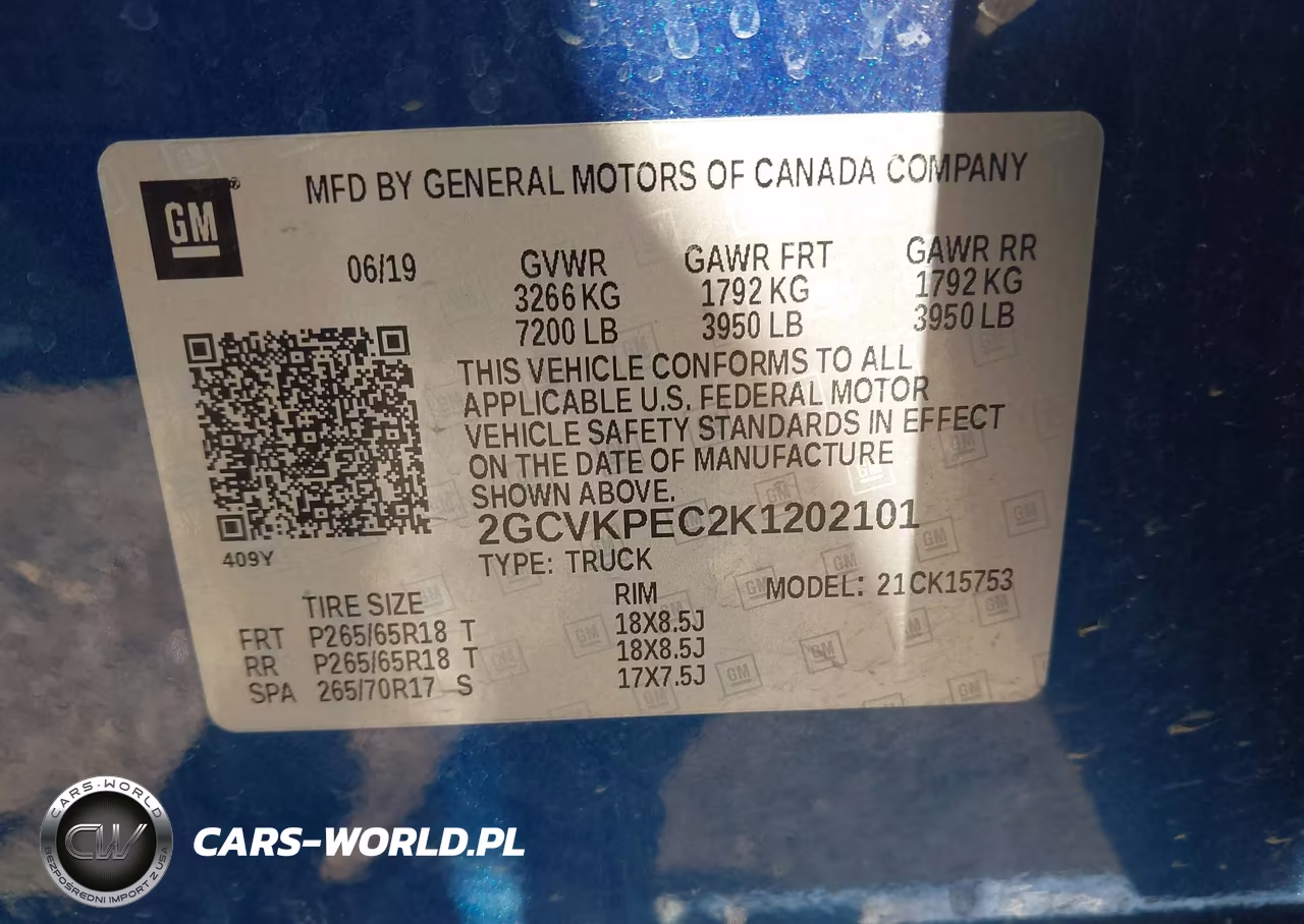 2019 Chevrolet Silverado 1500 Ld Lt VIN:2GCVKPEC2K1202101 - 9
