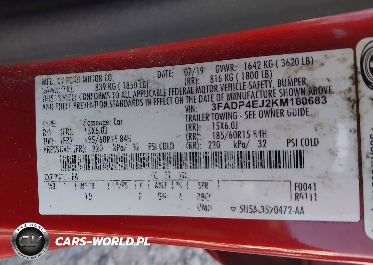2019 Ford Fiesta Se VIN:3FADP4EJ2KM160683 - 9