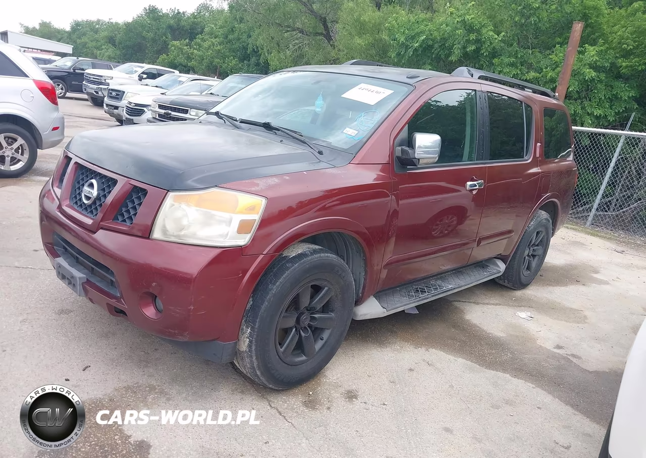 2012 Nissan Armada Sv VIN:5N1AA0NDXCN612626 - 2