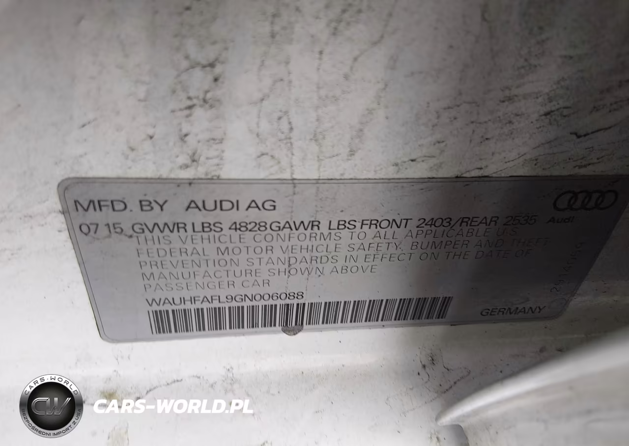 2016 Audi A4 2.0T Premium VIN:WAUHFAFL9GN006088 - 9