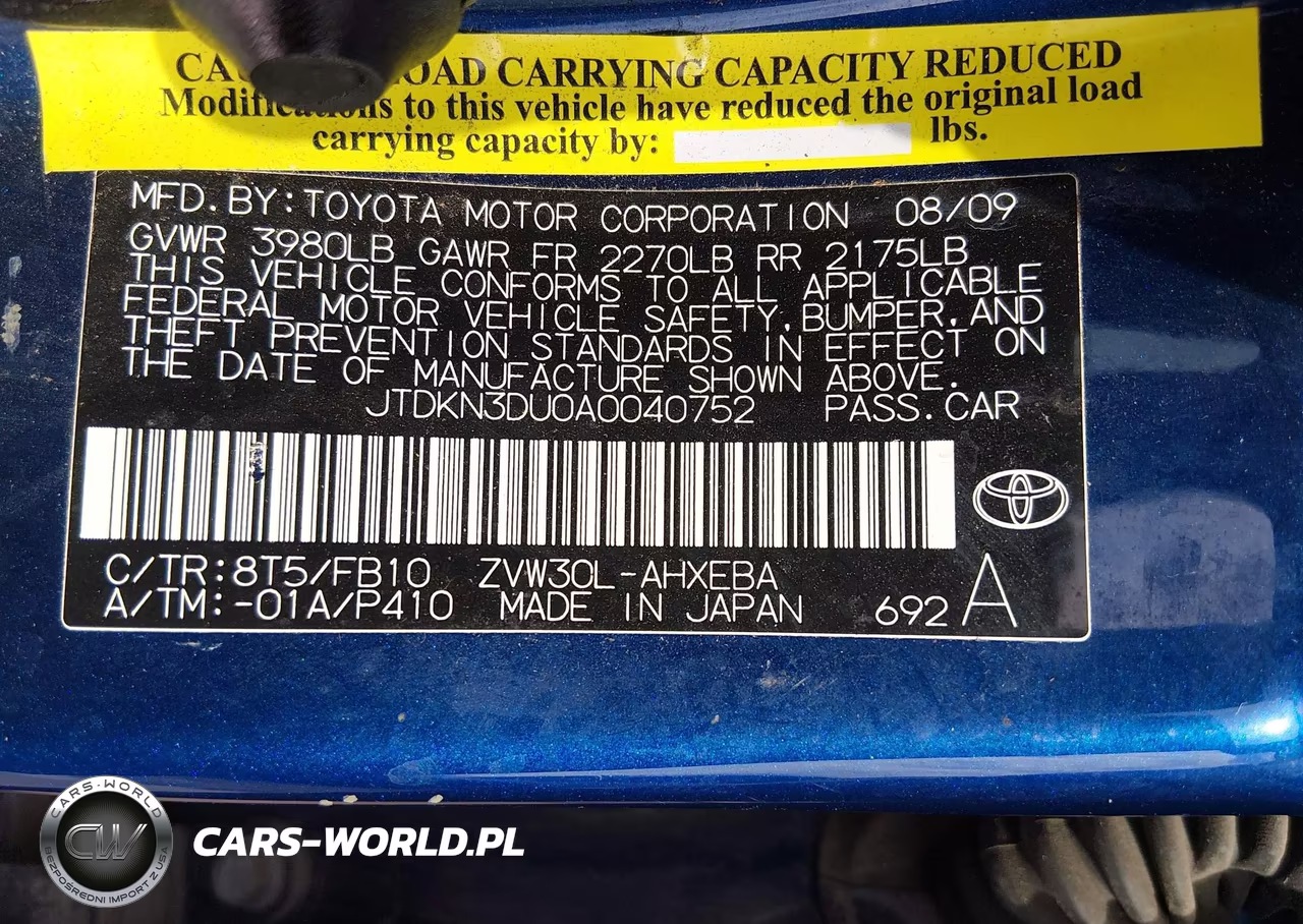 2010 Toyota Prius Ii VIN:JTDKN3DU0A0040752 - 9