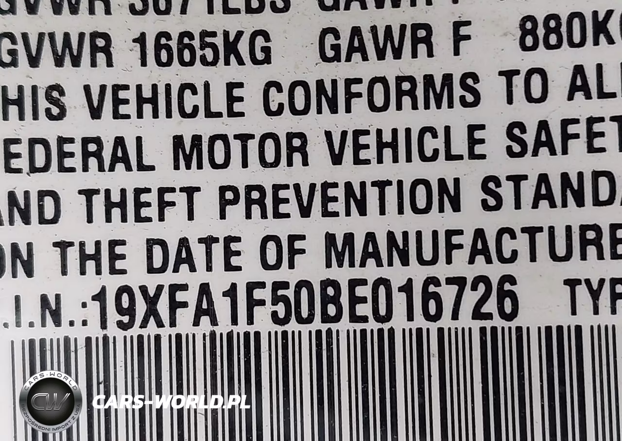 2011 Honda Civic Lx VIN:19XFA1F50BE016726 - 9